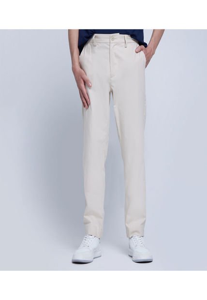 Pantalon Para Hombre Chino Color Beige Marca Ostu #60070331