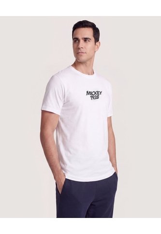 Camiseta Mickey Classic 1928  Para Hombre Crema Ostu Ostu
