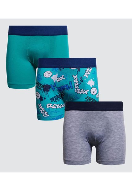 Boxer Para Niño Filete Color Pack X Marca Ostu #80000065