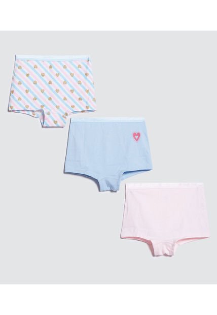 Boxer Para Niña  Color Pack X Marca Ostu #90180048