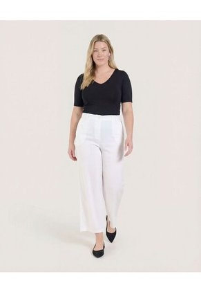 Body  Para Mujer Manga 3/4 Color Negro Marca Ostu #40200216