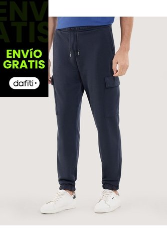Pantalón Para Hombre Jogger Color Azul Marca Ostu #60070482 Ostu