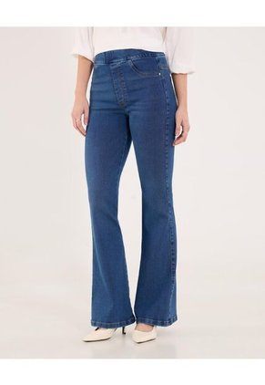 Jean Para Mujer Jeggings Flare Color Azul Marca Ostu #40160614