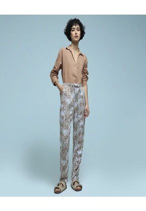Pantalon Para Mujer Jogger Color Camel Marca Ostu #40070577