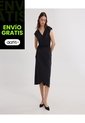 Vestido Para Mujer M/Sisa Medio Color Negro Marca Ostu #40170310 de Ostu