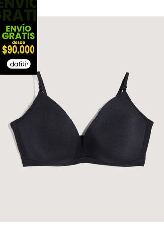 Brasier Para Mujer Copa Triangular Color Negro Marca Ostu #40830046 Ostu