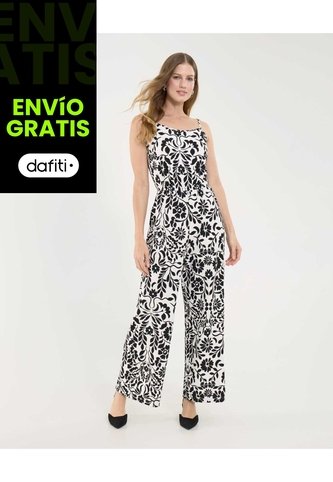 Enterizo Para Mujer Manga Sisa Color Negro Marca Ostu #40320133 Ostu