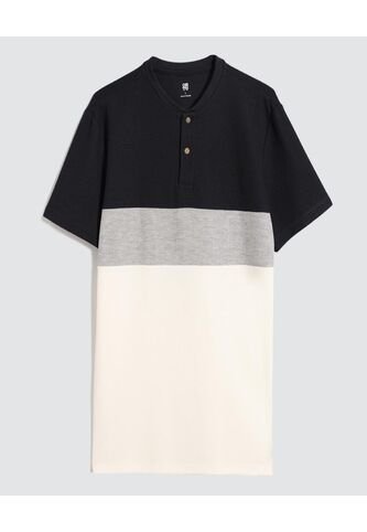 Camiseta Para Hombre Manga Corta Color Azul  Marca Ostu #60091406 Ostu