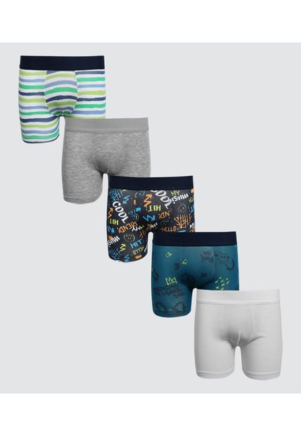 Boxer Para Niño Filete Color Pack X Marca Ostu #80000067