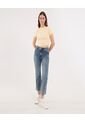 Jean Para Mujer Crop Flare Color Azul Marca Ostu #40160572 de Ostu
