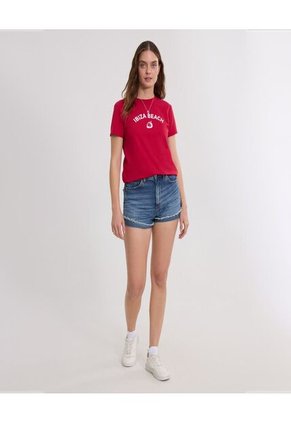 Short Para Mujer Relax Color Azul Marca Ostu #40190341