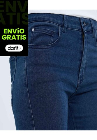 Jean Para Mujer Regular Color Azul Marca Ostu #40160540 Ostu