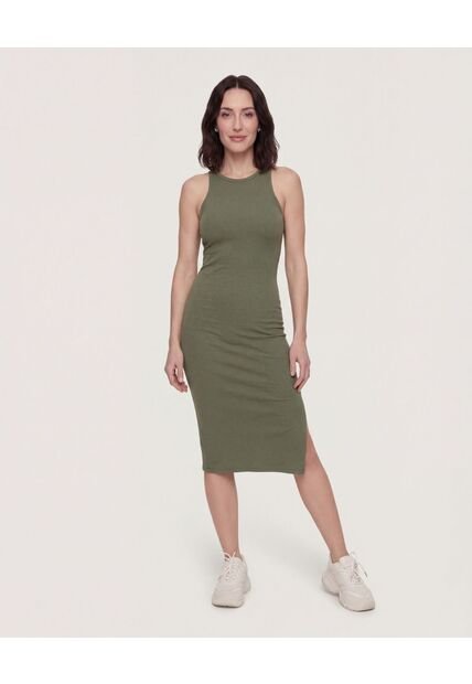Vestido  Para Mujer M/Sisa Largo Color Verde Marca Ostu #40178214