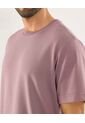 Camiseta Para Hombre Manga Corta Cuello Redondo Color Morado Marca Ostu #60091788 de Ostu