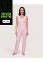 Pijama Textura Suave  Para Mujer Rosado Ostu de Ostu