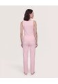 Pijama Textura Suave  Para Mujer Rosado Ostu de Ostu