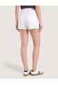 Short Mom Clean Style  Para Mujer Blanco Ostu de Ostu