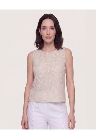 Blusa Manga Sisa Cuello Redondo  Para Mujer Café Ostu Ostu