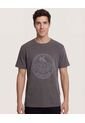 Camiseta  Para Hombre Manga Corta Cuello Redondo Color Gris Marca Ostu #60091773 de Ostu