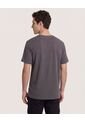 Camiseta  Para Hombre Manga Corta Cuello Redondo Color Gris Marca Ostu #60091773 de Ostu