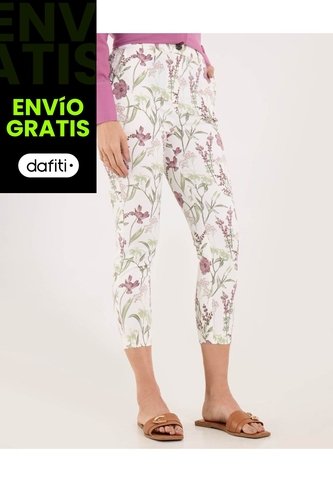 Pantalón Para Mujer Capri Color Orquidea Marca Ostu #40070775 Ostu