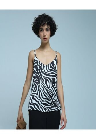 Blusa Para Mujer Manga Sisa Color Negro Marca Ostu #40120967 Ostu