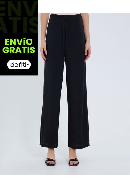 Pantalón Para Mujer Moda Color Negro Marca Ostu #40070780
