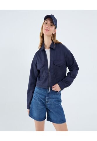 Chaqueta Para Mujer Trucker Color Azul Marca Ostu #40080238 Ostu