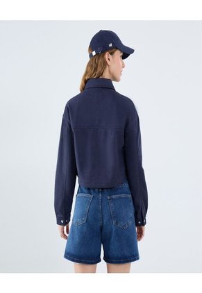 Chaqueta Para Mujer Trucker Color Azul Marca Ostu #40080238