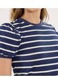 Camiseta Para Mujer Manga Corta Moda Color Azul Marca Ostu #40092598 de Ostu