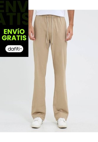 Pantalón Para Hombre Jogger Color Beige Marca Ostu #60070468 Ostu