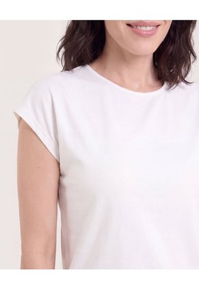 Pijama Rayas Comfort  Para Mujer Crudo Ostu