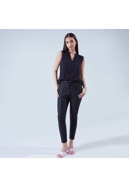Pantalon Para Mujer Chino Color Negro Marca Ostu #40070482