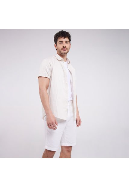 Bermuda Para Hombre  Color Blanco Marca Ostu #60100170