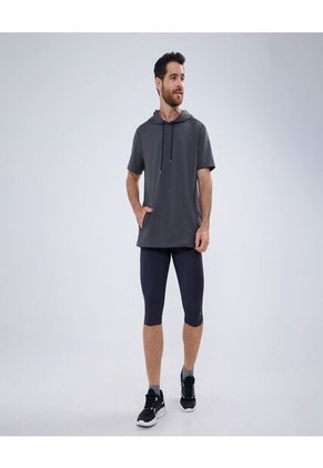 Leggins Para Hombre Medio Color Azul Oscuro Marca Ostu #60230013