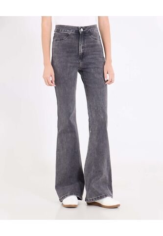 Jean  Para Mujer Jeggings Flare Color Negro Marca Ostu #40160615 Ostu