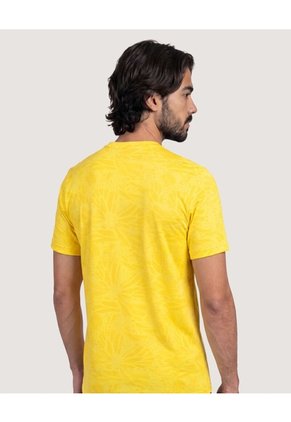 Camiseta De Colombia Texturizada Hombre Para Hombre Amarillo Ostu