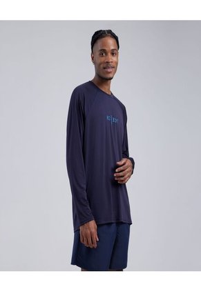 Camiseta Para Hombre Manga Larga Color Azul  Marca Ostu #60091082