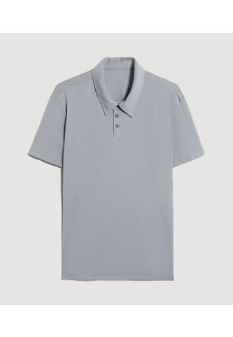 Polo Para Hombre Cuello Maquina Sin Bolsillo Color Gris Marca Ostu #60110763 Ostu