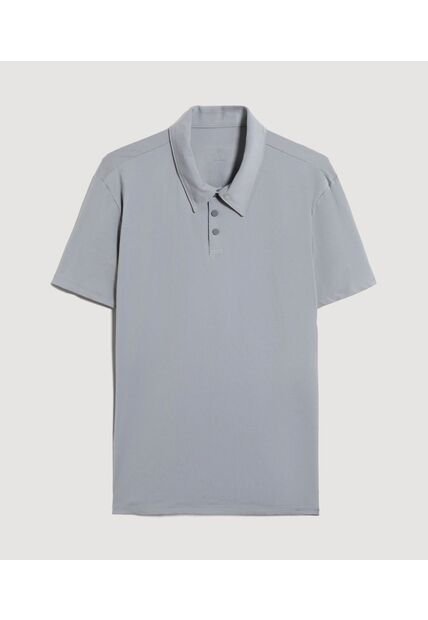 Polo Para Hombre Cuello Maquina Sin Bolsillo Color Gris Marca Ostu #60110763