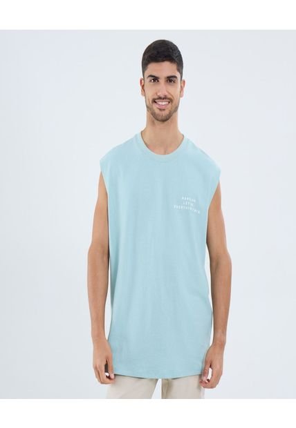 Camiseta Para Hombre Manga Sisa Cuello Redondo Color Azul Marca Ostu #60091650