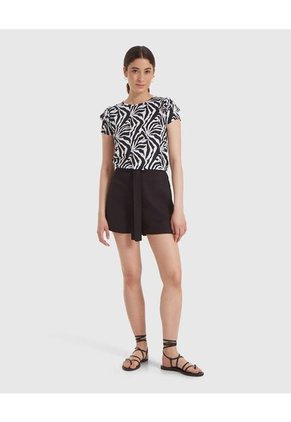 Short Para Mujer  Color Negro Marca Ostu #40190188