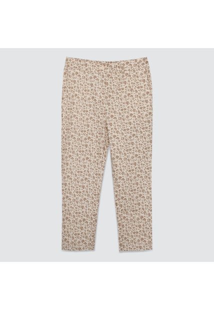 Pantalon Para Mujer Capri Color Beige Marca Ostu #40070442