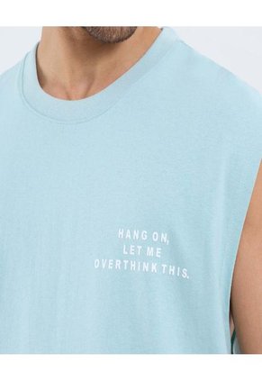 Camiseta Para Hombre Manga Sisa Cuello Redondo Color Azul Marca Ostu #60091650