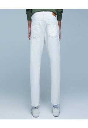 Jean Para Hombre Carrot Color Blanco Marca Ostu #60160323