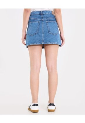 Falda  Para Mujer Corto Color Azul Marca Ostu #40140193