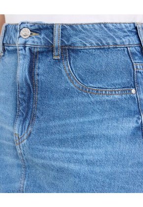 Falda  Para Mujer Corto Color Azul Marca Ostu #40140193