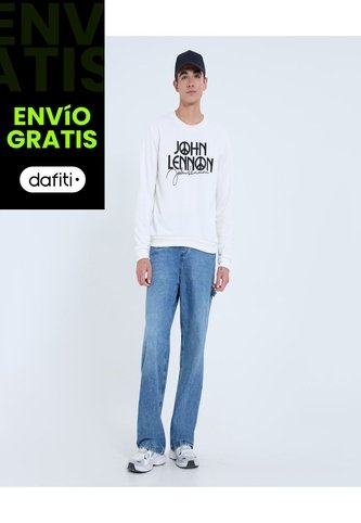 Jean Para Hombre Loose Color Azul Marca Ostu #60160400 Ostu