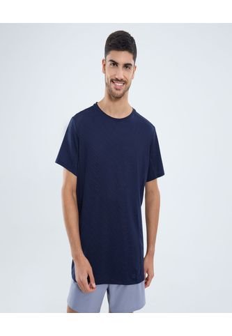 Camiseta Para Hombre Manga Corta Cuello Redondo Color Azul Marca Ostu #60091654 Ostu