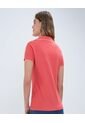 Polo Para Mujer Manga Corta Color Coral Marca Ostu #40110164 de Ostu
